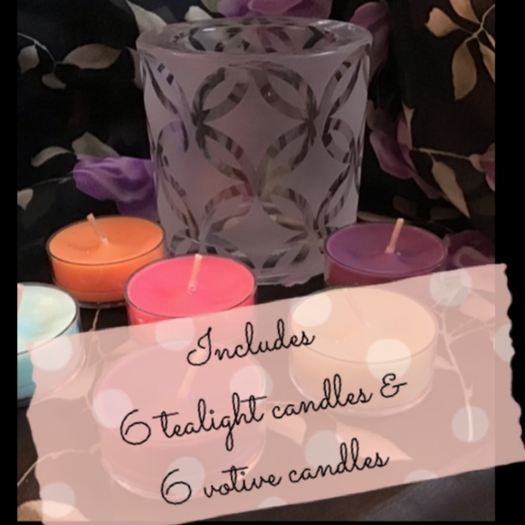 Candle Holder & Candles - Picture 2 of 4